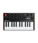 Akai Professional Mpk Mini Play Mk3 25 Key, Black, Red And White, Mpkminiplaymk3