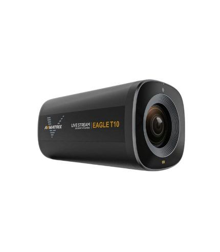 AVMATRIX Eagle T10 Livestream Camera, 10X Optical Zoom Wide Angle, ToF Auto Focus Streaming Camera, Full HD 1080P 60fps with USB3.0 and HDMI Out, Work with OBS, Zoom, Teams, YouTube/Twitch/Facebook