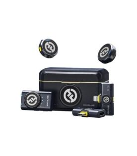 Hollyland LARK M2 Wireless Lavalier Microphone (2TX+3RX) Compatible with Camera, iPhone, Android, 1000ft LOS Range, Hi-Fi Audio, Noise Cancellation, 40H Duration, for Vlogging