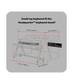 Headquarter™ Studio Workstation studio desk dimensions