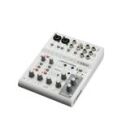 Yamaha White 6 Channel Live Streaming Mixer/USB Interface for IOS/Mac/PC, AG06MK2 W
