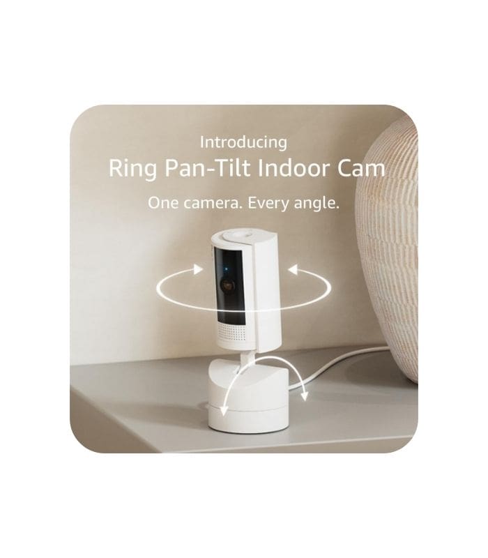 Ring Pan-Tilt Indoor Camera-White