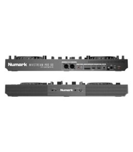 Numark MIXSTREAMPROGO Battery-Powered Standalone Streaming DJ Controller with Amazon Music, Wi-Fi, USB