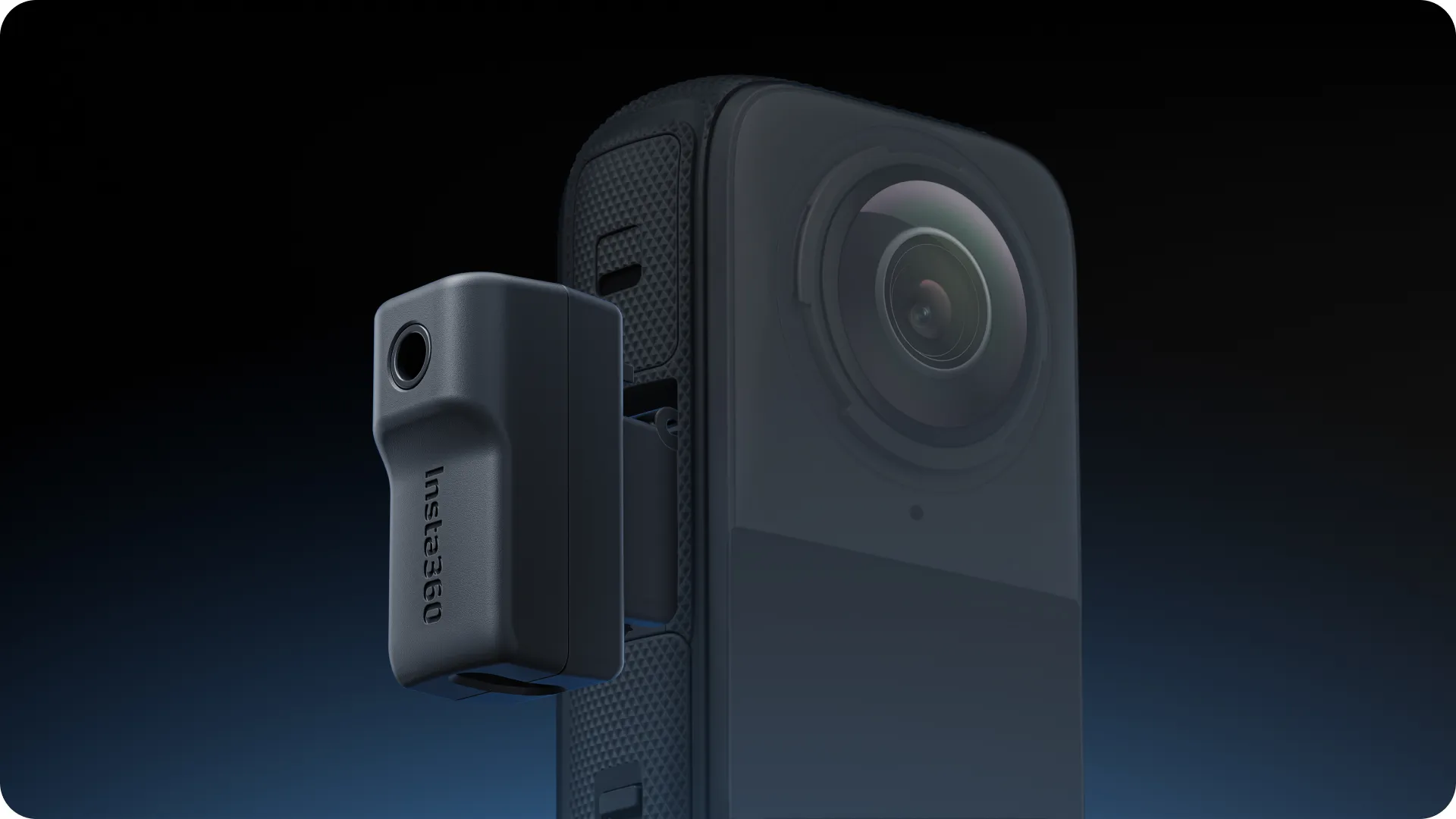 Mic Adapter Record high-quality audio with a microphone and charge the camera at the same time.