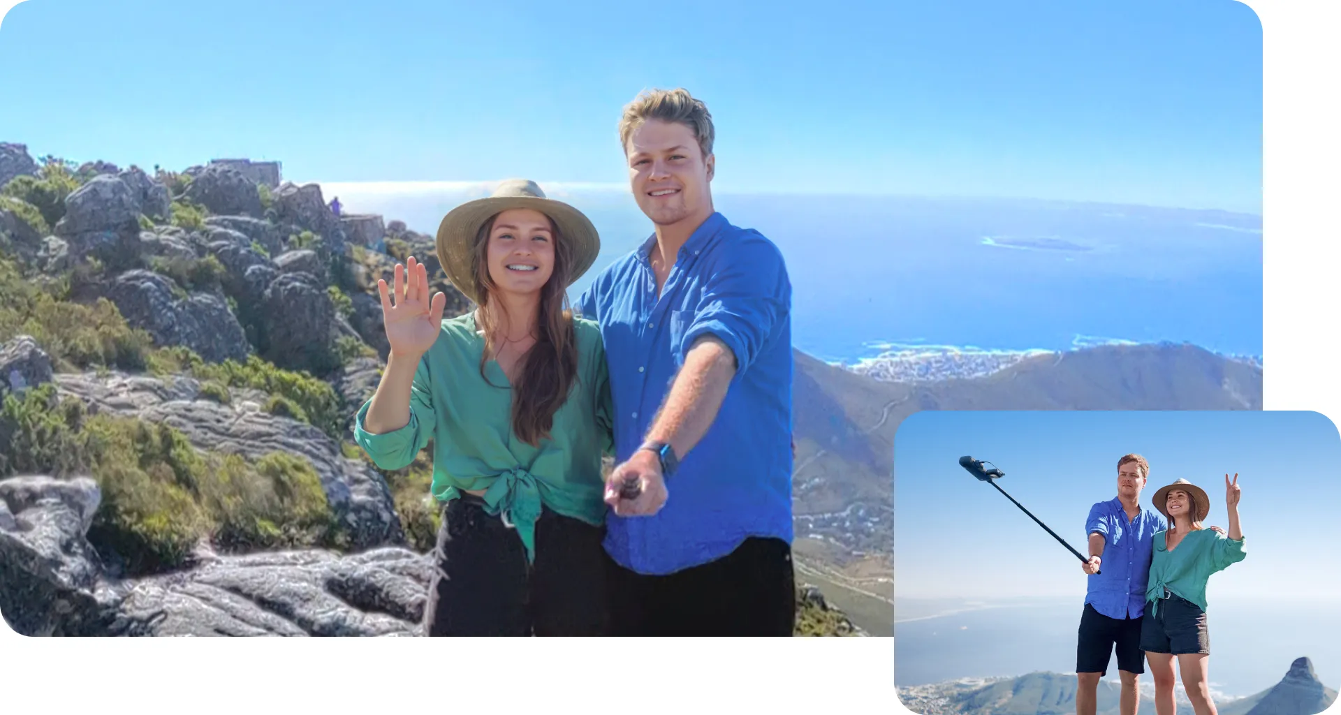 Completely invisible. Optimized for 360° shooting, the Mic Adapter is completely invisible in 360° photos and videos.