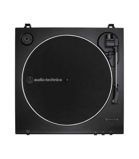 AT-LP60x Black Turntable view from the top