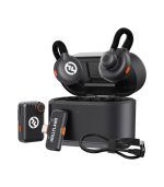 Hollyland Lark M2S Combo (Camera RX+USB-C RX+ Lightning Cable) Wireless Lavalier Microphone for iPhone/Camera/Android/PC, Titanium Clip, Noise Cancelling, 30H Use, Vlog, Interview, Content Creation