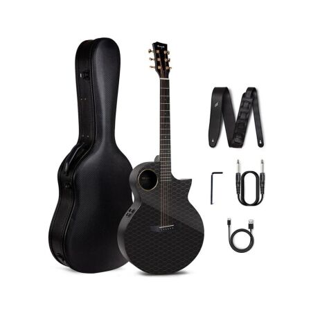 Enya X4 Pro Carbon Fiber Acoustic plus Guitar - Image 1