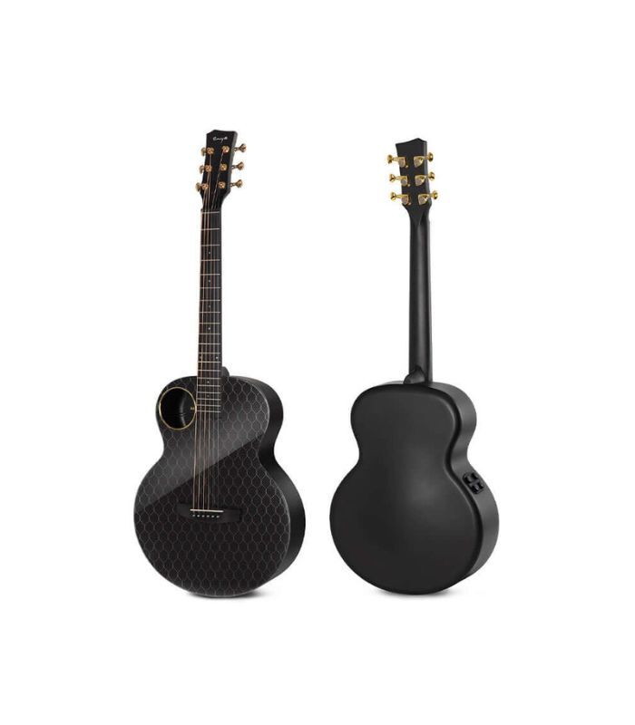 Enya X4 Pro Mini Carbon Fiber Acousticplus Guitar - Image 4