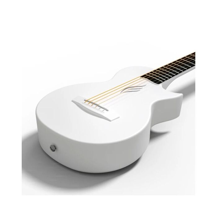 Enya Nova Go Mini Acoustic Guitar - White - Image 3