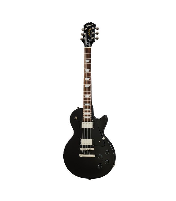 Epiphone - EILTEBNH1 LP Studio Electric Guitar - Ebony - Image 1