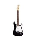 SX Guitar SE1-SK-BK Stratocaster Electric Package Guitar - Black - Image 5
