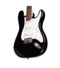 SX Guitar SE1-SK-BK Stratocaster Electric Package Guitar - Black - Image 4