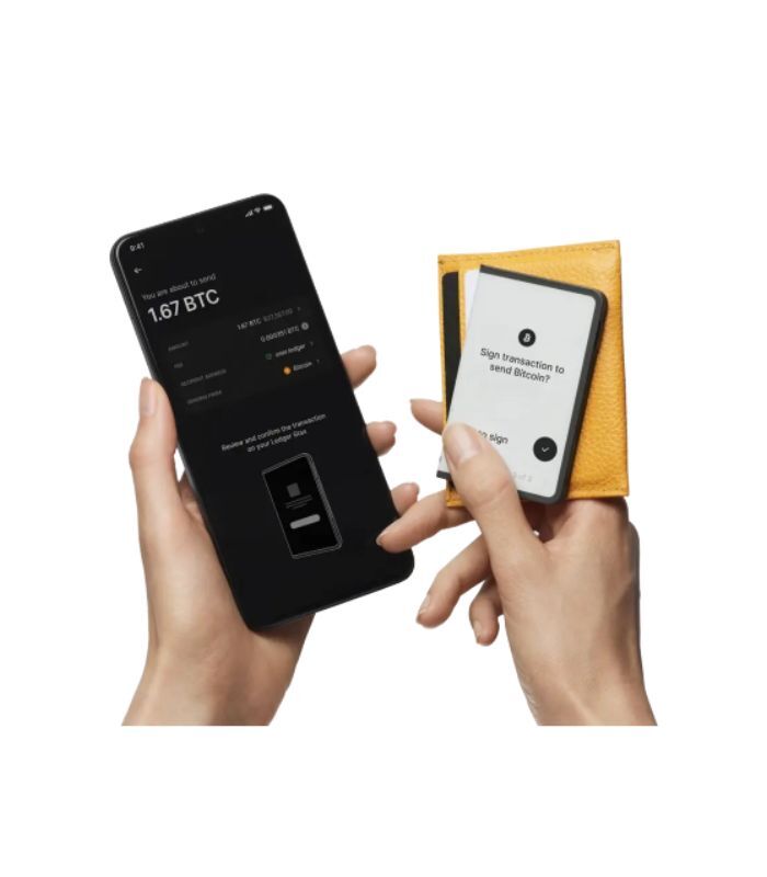 Ledger Stax Crypto Wallet with 3.7in Touch screen with Case - Black - Image 5