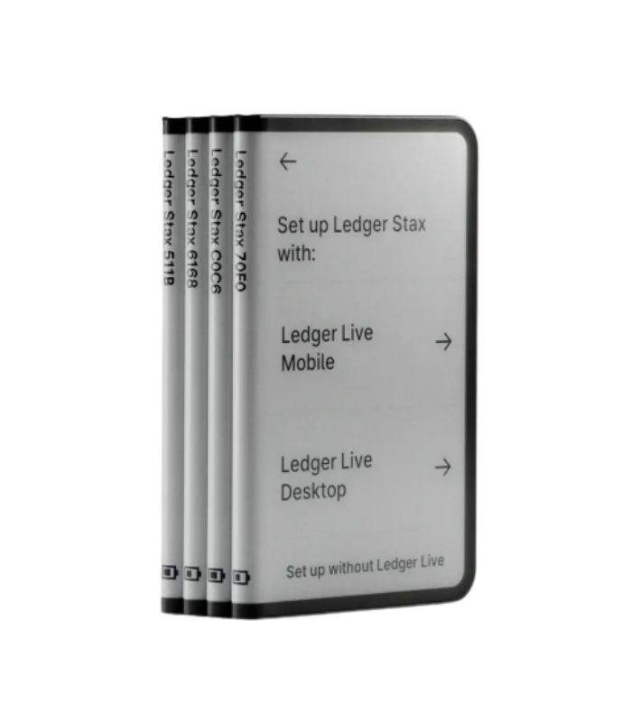 Ledger Stax Crypto Wallet with 3.7in Touch screen with Case - Black - Image 4