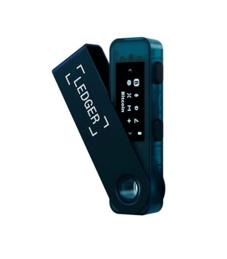 Ledger Nano S Plus Crypto Wallet - Blue Sapphire - Image 1