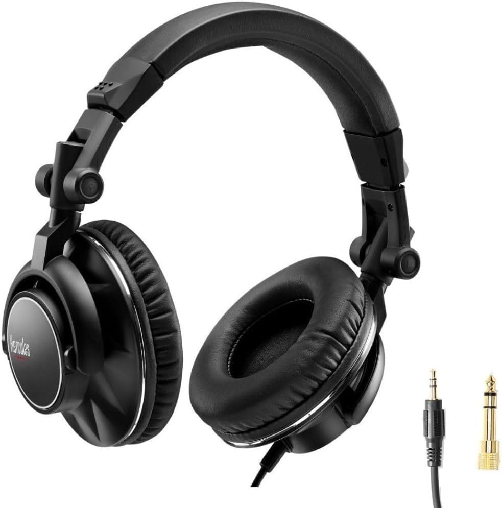 Hercules HDP DJ45 Professional-Quality DJ Headphones, One Size
