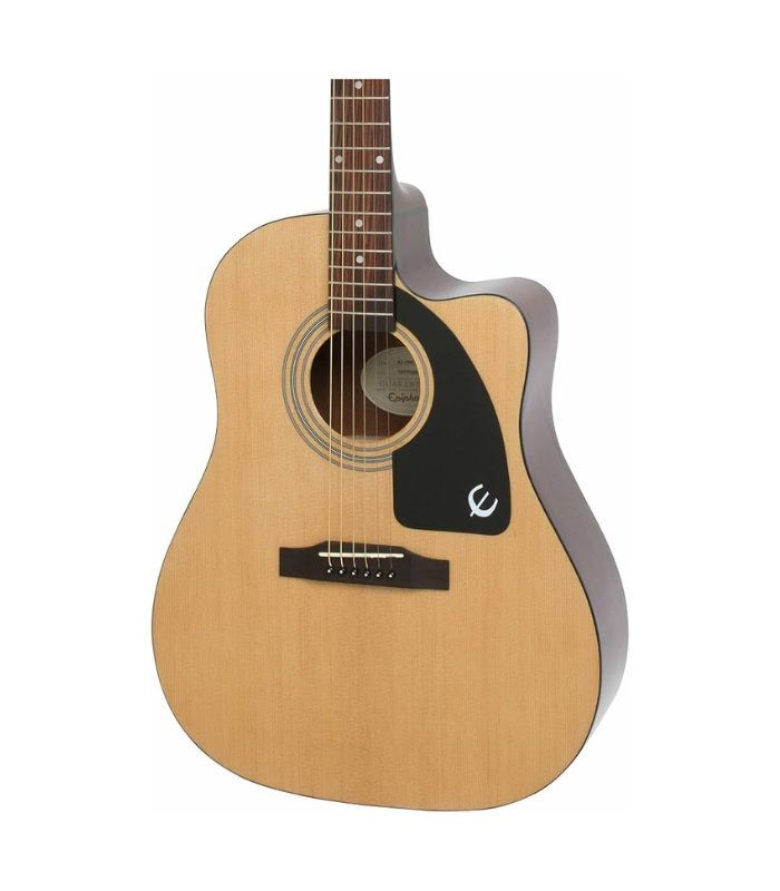 Epiphone - EE21VSCH1 Epiphone J15CE Deluxe Cutaway Guitar - Natural - Image 2