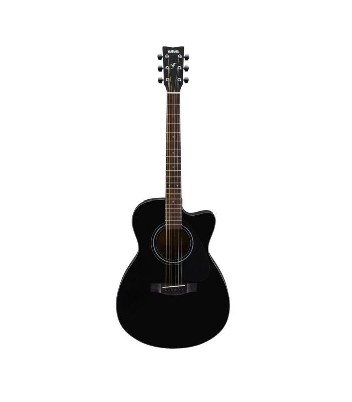 Yamaha-FS100C Acoustic Guitar - Black - Image 5