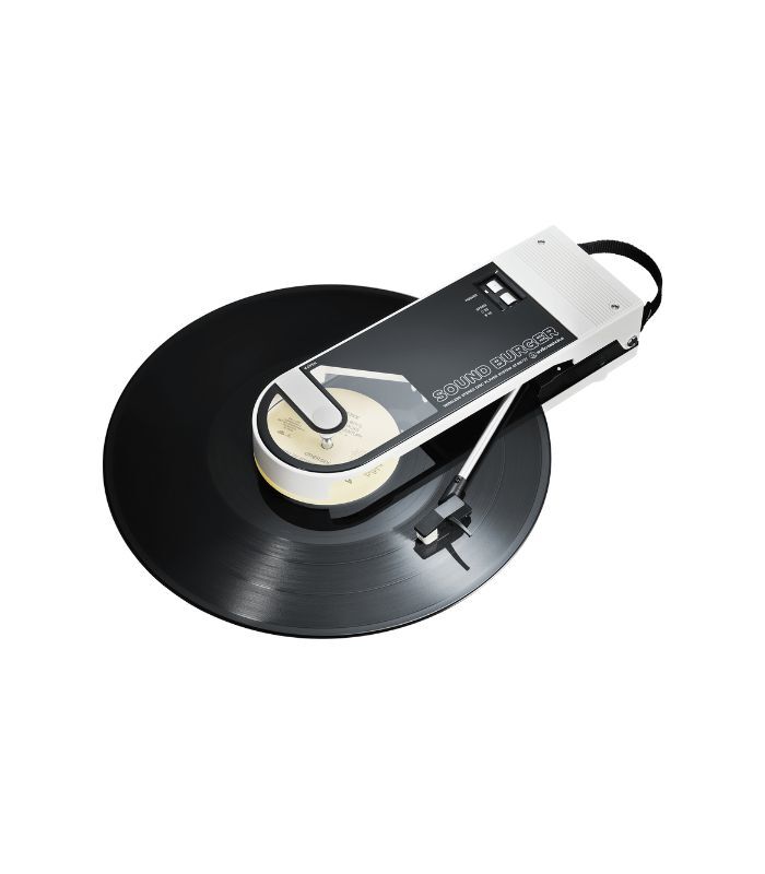 Sound Burger - Portable Bluetooth Turntable AT-SB727 White