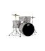 PDP Drums - PDCE2215KTDW Center Stage 5-Pieces Drumset with Hardware and Cymbals - Diamond Silver