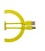 UDG - U95002YL UDG Ultimate Audio Cable USB 2.0 A-B Yellow Straight 2m