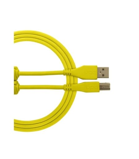 UDG - U95002YL UDG Ultimate Audio Cable USB 2.0 A-B Yellow Straight 2m - Image 1