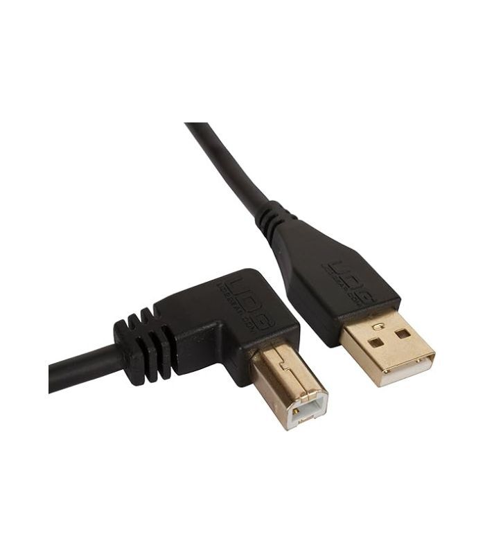 UDG - U95004BL UDG Ultimate Audio Cable USB 2.0 A-B Black Angled 1m - Image 2