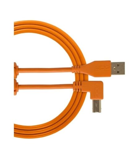 UDG - U95006OR UDG Ultimate Audio Cable USB 2.0 A-B Orange Angled 3m - Image 1