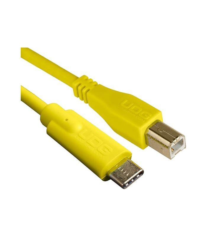 UDG - U96001YL UDG Ultimate Audio Cable USB 2.0 C-B Yellow Straight 1.5m - Image 2