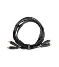 UDG - U97003BL UDG Ultimate Audio Cable Set RCA - RCA Black 3m