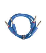 UDG - U97002LB UDG Ultimate Audio Cable Set 1/4" Jack - 1/4" Jack Blue 1.5m