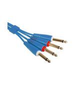 UDG - U97002LB UDG Ultimate Audio Cable Set 1/4" Jack - 1/4" Jack Blue 1.5m - Image 3
