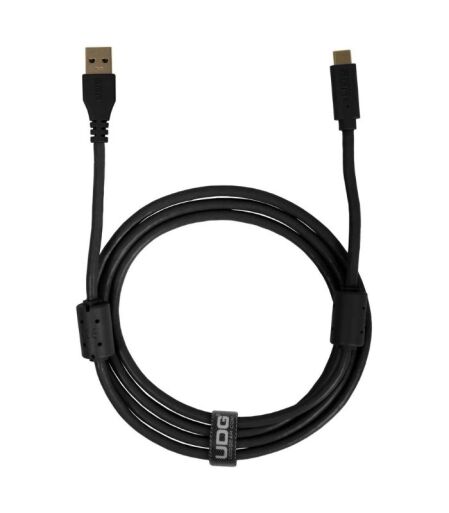 UDG - U98001BL UDG Ultimate Audio Cable USB 3.2 C-A Straight 1.5m Black - Image 1