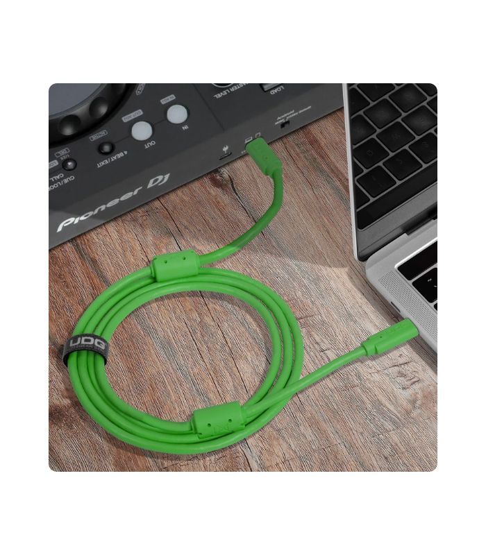 UDG - U99001GR UDG Ultimate Audio Cable USB 3.2 C-C Straight 1.5m - Green - Image 6