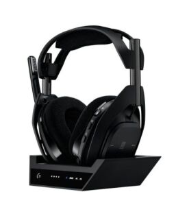 Logitech G Astro A50 X LIGHTSPEED Wireless Gaming Headset + Base Station, PRO-G GRAPHENE, PLAYSYNC across Xbox Series X|S + PS5 + PC/mac, Bluetooth, HDMI 2.1 Passthru - Black