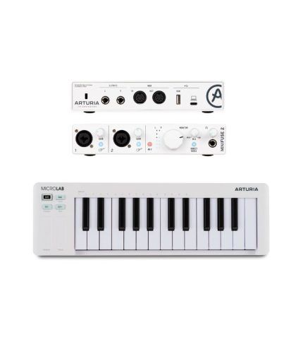 arturia minifuse 2 + microlab mk3 White bundle