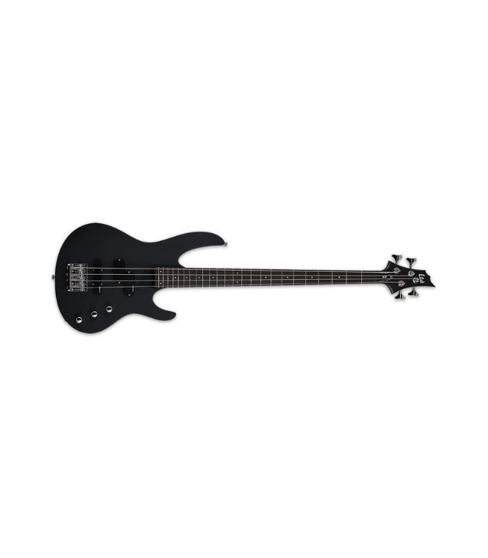 ESP - LTD B-10 Series 4-String Electric Bass, Black Satin Finish, ESP Gig Bag Included - Image 2