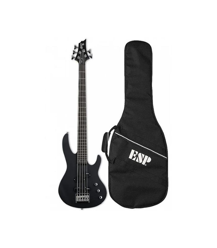 ESP - LTD B15KIT 5-String Bass Guitar Black Finish Includes ESP Gig Bag - Image 5