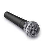 Shure SM58-LC, Cardioid Dynamic Vocal Microphone, Dynamic, Studio Ready, Cardioid, For Live Performance, Home Recording & Podcast