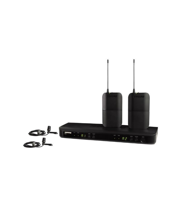 Shure - BLX188UK/CVL-H8E Wireless Dual Presenter System with two CVL Lavalier Microphones - Image 1