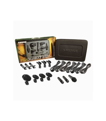 Shure - PGADRUMKIT7 7PC DRUMKIT PGA52, 57, 56(X3), 81(X2) - Image 1