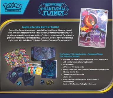 Pokémon TCG Mega Evolutions 2 Phantasmal Flames Elite Trainer Box