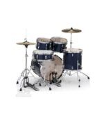 Pearl Roadshow 5pc Drum Set 2216B/1008T/1209T/1616F/1455S with Cymbal & Hardware Royal Blue Metallic Finish - Image 3