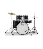 Pearl Roadshow 5pc Drum Set 2216B/1008T/1209T/1616F/1455S With Cymbal & Hardware Jet Black Finish