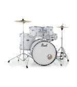 Pearl Roadshow 5-pcs Drum Set 2216B/1008T/1209T/1616F/1455S with Cymbal & Hardware Pure White Finish
