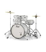 Pearl Roadshow 5-pcs Drum Set 2216B/1008T/1209T/1616F/1455S with Cymbal & Hardware Pure White Finish - Image 2
