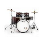 Pearl Roadshow 5pc Drum Set 2216B/1008T/1209T/1616F/1455S with Cymbal & Hardware Garnet Fade Finish