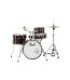 Pearl Roadshow 4pc Drum Set 1812B/1007T/1410F/1350S with Cymbal & Hardware Red Wine Finish