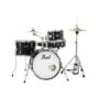 Pearl Roadshow 4-pcs Drum Set 1812B/1007T/1410F/1350S with Cymbal & Hardware Jet Black Finish